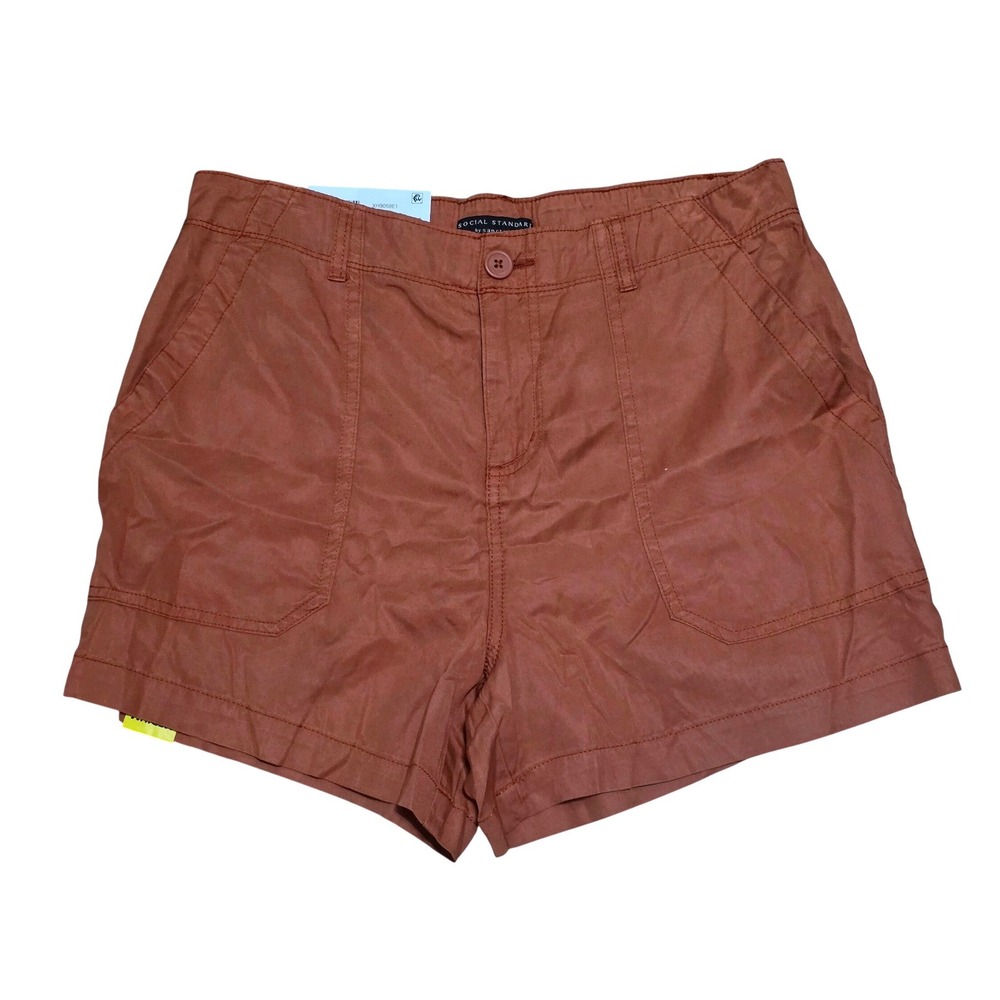 Social Standard by Sanctuary Fortune Tencel Shorts Red Clay XH9058E1 Mens Medium - Picture 4 of 8
